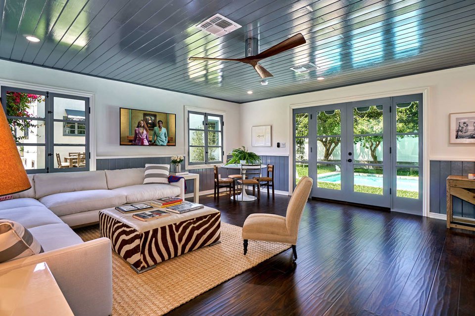 Brookside poolside guesthouse renovation