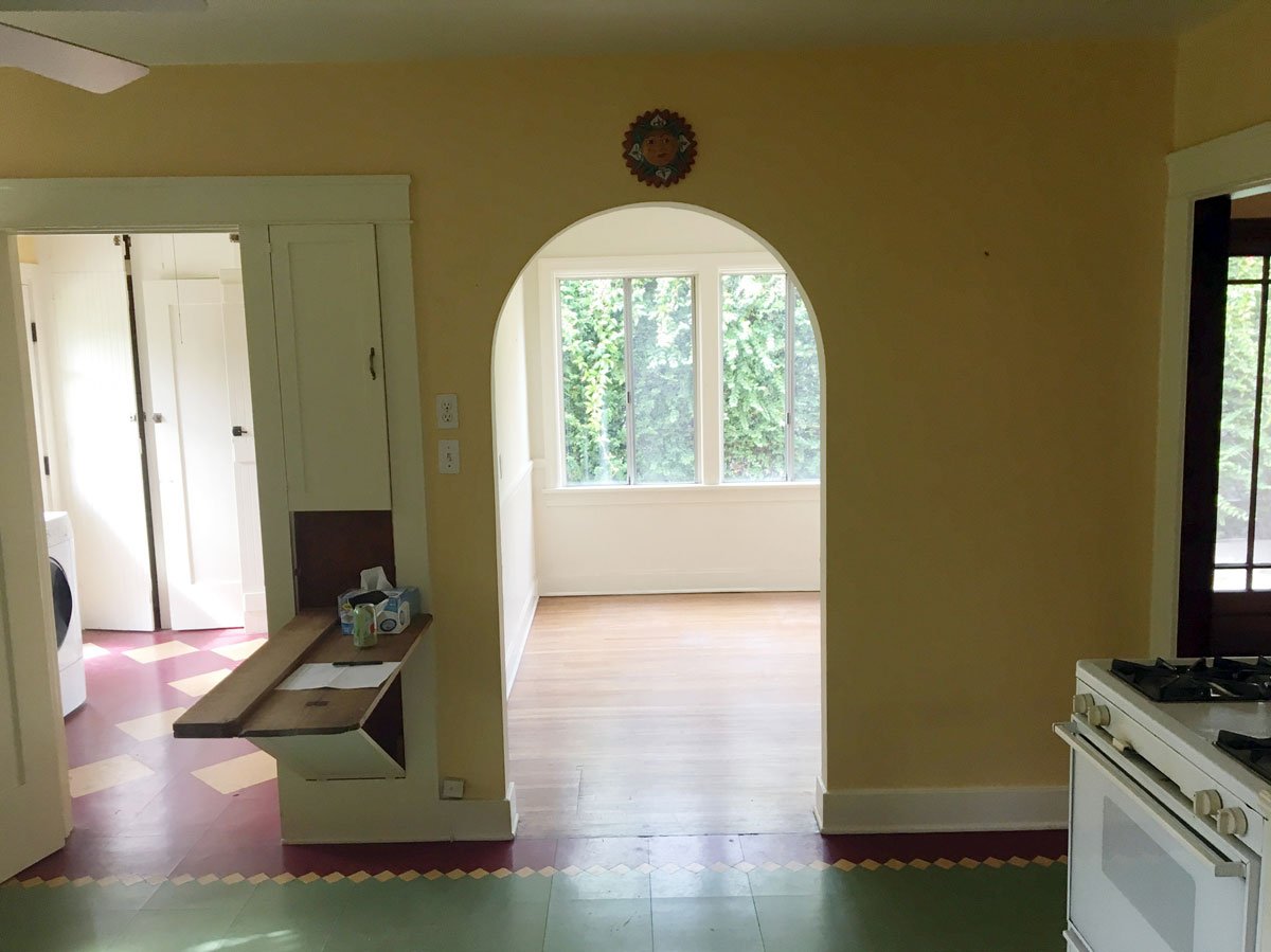 Existing Conditions during the Brookside remodel