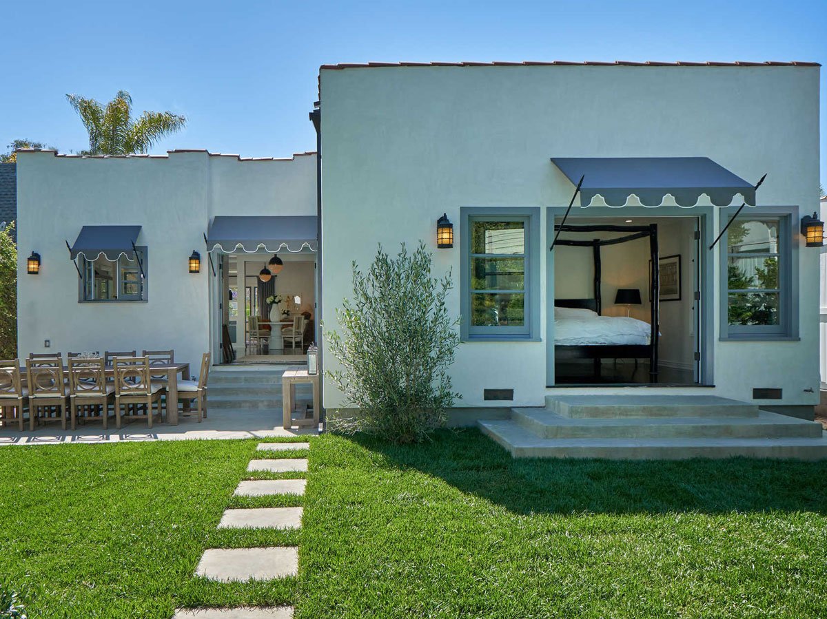 Exterior and outdoor connection at the completed Brookside remodel
